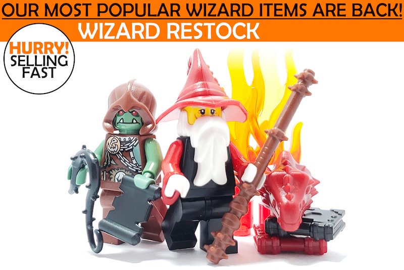 BrickWarriors's tweet photo. WIZARD Restock! Our Most Popular Wizard Items Are Back! Grab yours today!
https://t.co/51w60YGPxV
#lego #legowizard #customlego https://t.co/oBfHTujUg1