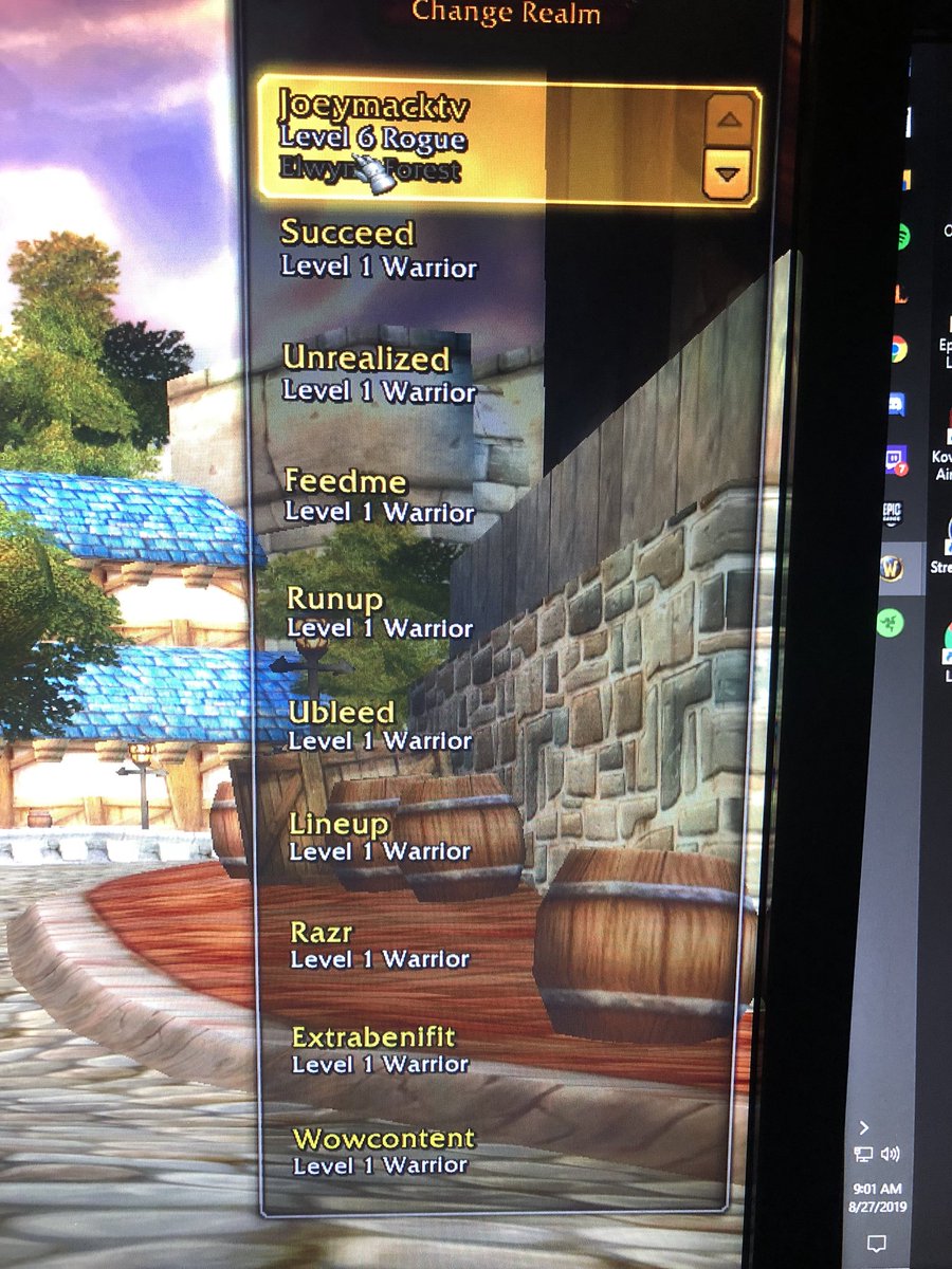 notJoeMiggs's tweet photo. I’ve got my names for classic wow on a highly populated server we out Server: Faerlina (PVP) Hmu for my b tag https://t.co/57nR9iorry