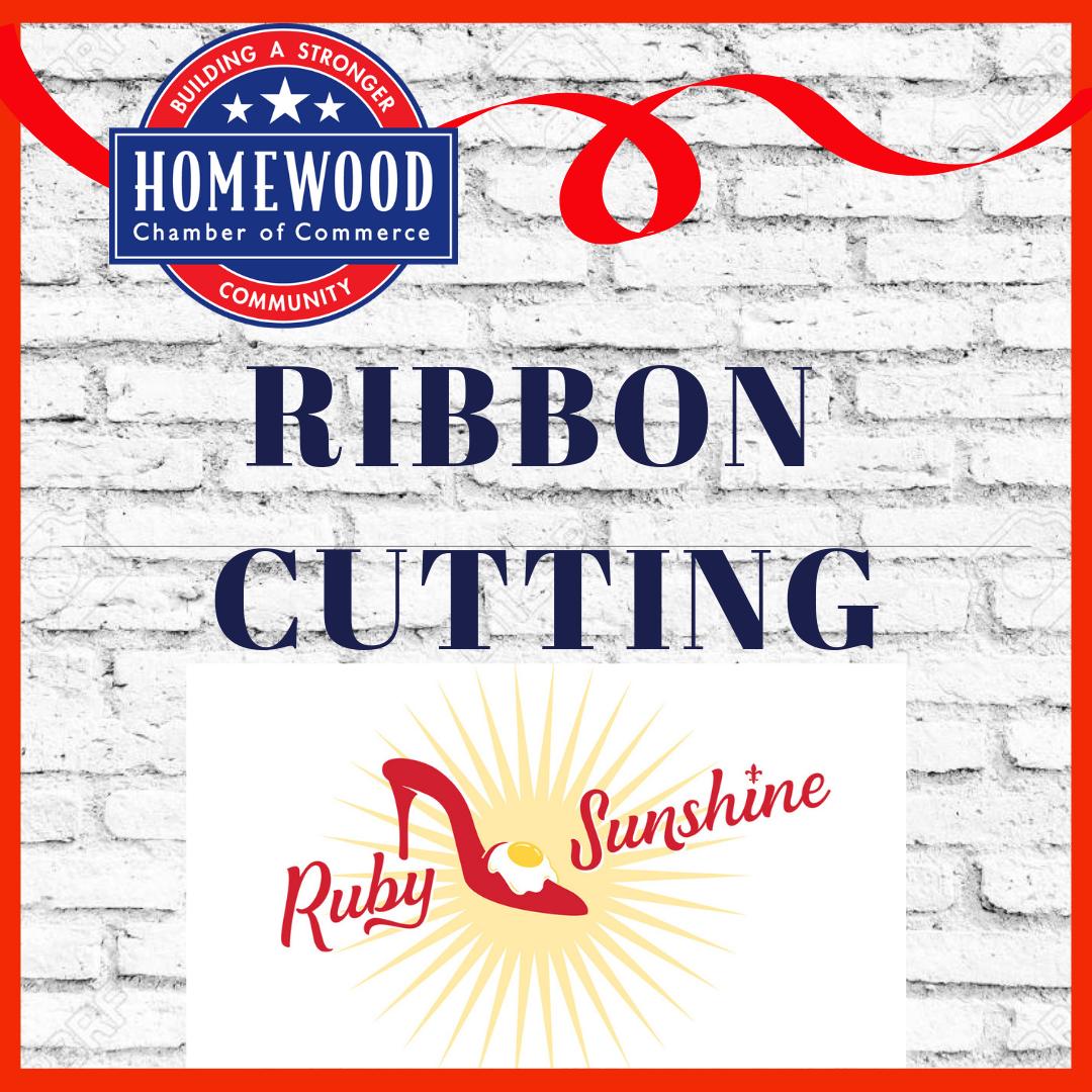 HomewoodChamber's tweet image. Join us to celebrate the opening of Ruby Sunshine  today at 11 am!
.
.
.
#Homewood #RubySunshine #Brunch #RibbonCutting
