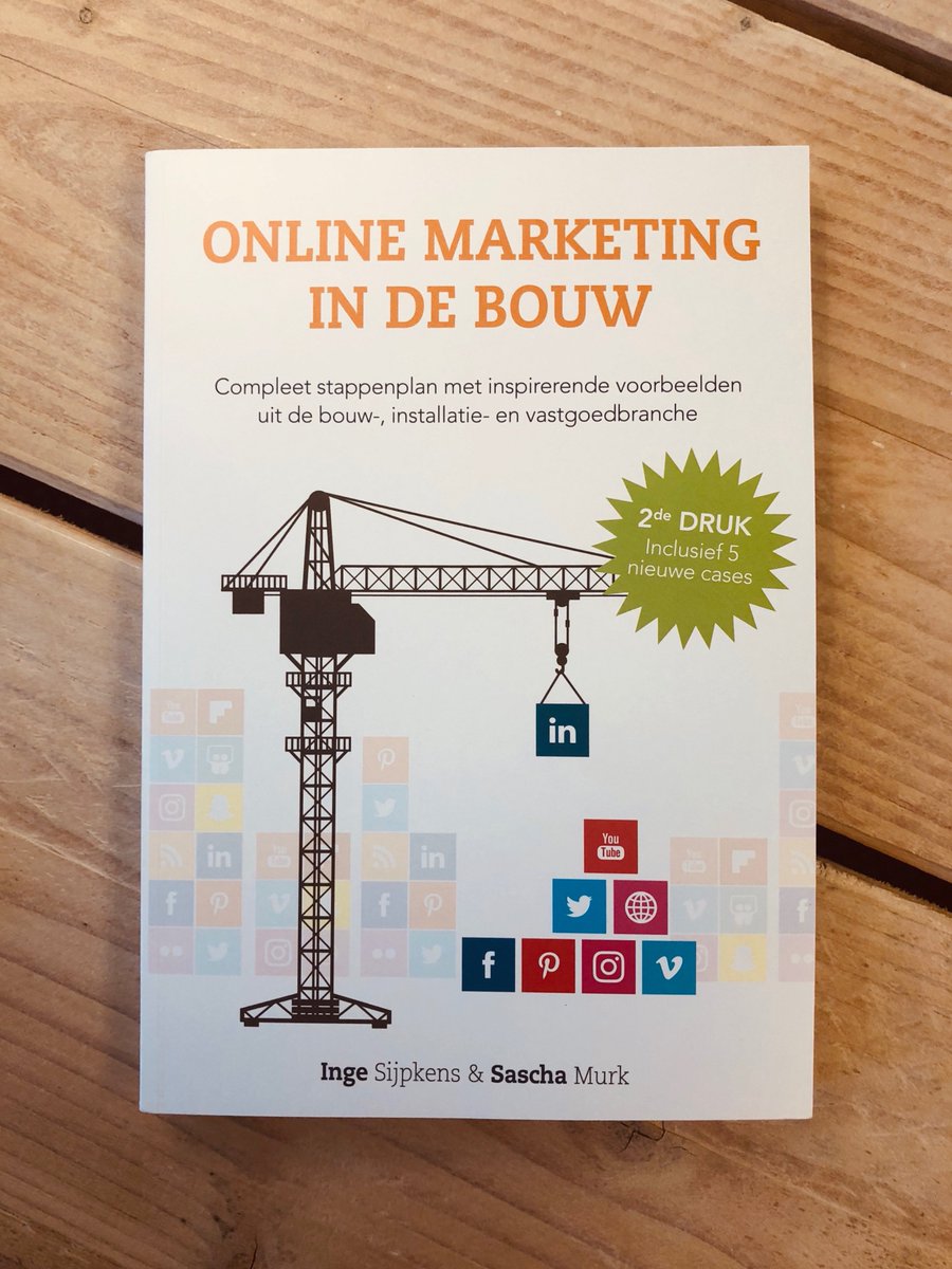 Tof! Wij worden ook in de 2e druk van het boek ‘Online Marketing in de bouw’ genoemd. 

De auteurs <a href="/ingesijpkens/">Inge Sijpkens</a> en <a href="/SaschaMurk/">Sascha Murk</a> hebben een praktisch stappenplan opgesteld voor de succesvolle inzet van je website en social media.