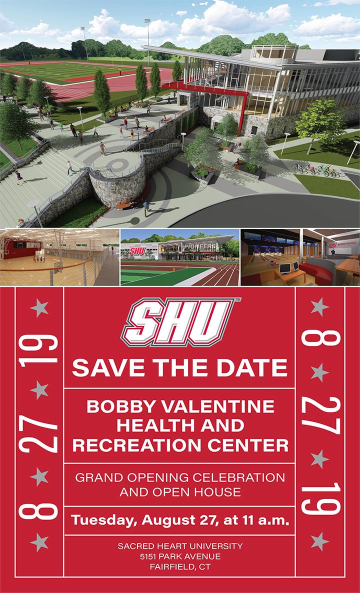 shu cuts ribbon on bobby valentine health and recreation center twitter