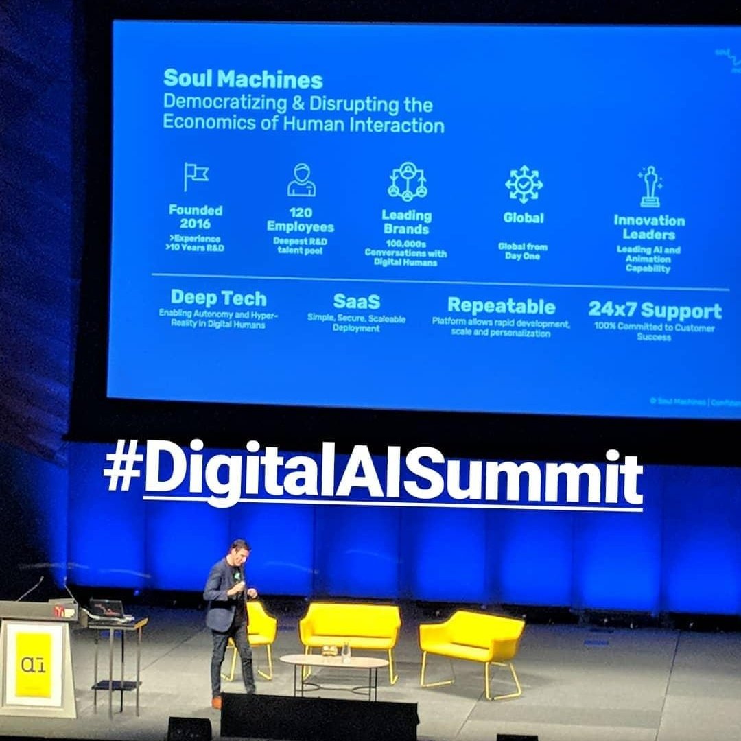So happy and proud to see kiwi representation in the AI field today 😊
#digitalaisummit #soulmachines #nztalent