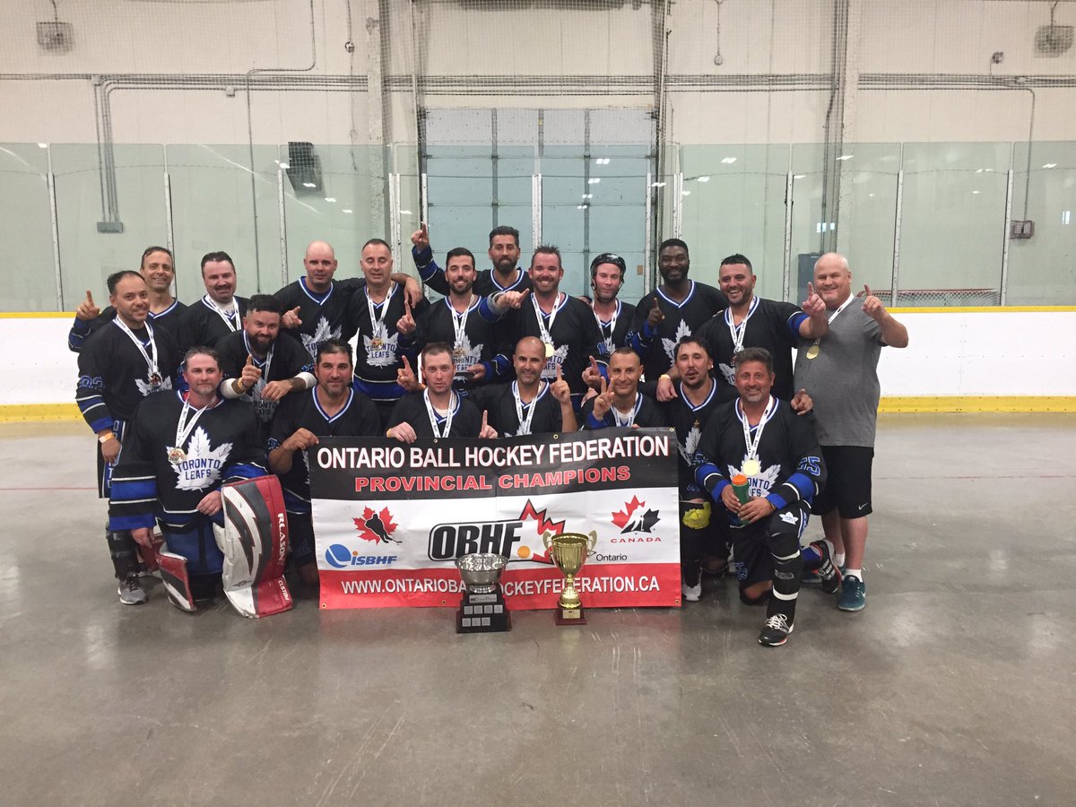 StickSkillz's tweet photo. The @OBHFBallHockey hosted their Men's C and 50+ provincials this past weekend.  Here are your winners!

Men's C - Toronto Leafs
Men's 50+ - New Tecumseth Xtreme

Photo source: OBHF

#ballhockey #dekhockey #streethockey #obhf #provincials https://t.co/rtBHbFmYMn