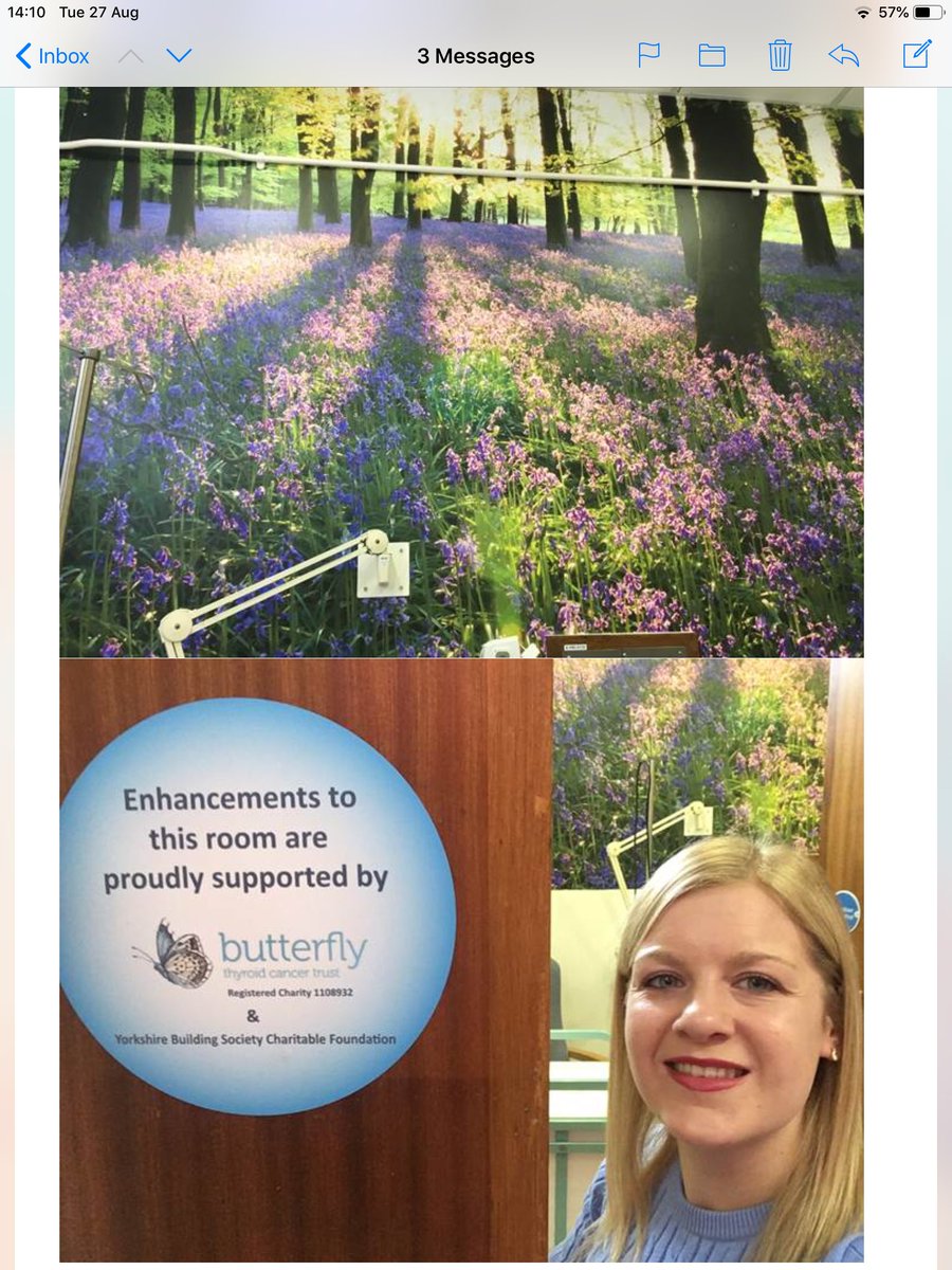 ButterflyThyro's tweet photo. Yorkshire Building Society delighted with the room they kindly sponsored 🦋 https://t.co/Lot12uiExI