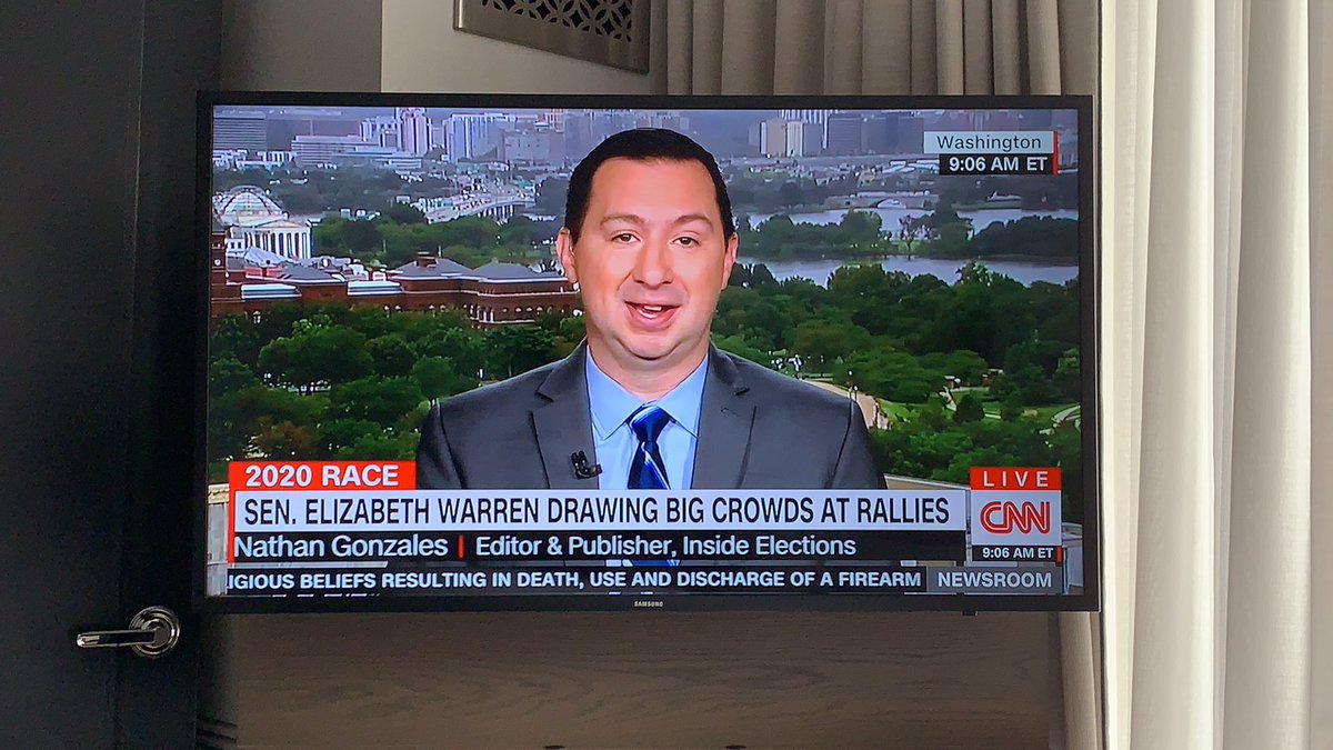TiffanyDCross's tweet photo. Ha! @nathanlgonzales and I used to work @CNN together nearly 20 years ago. Love seeing him on air now. Full circle ⭕️ moments. 🙏🏽❤️#InsideElections CC: @jimsciutto @errollouis https://t.co/6MvDgn7im2