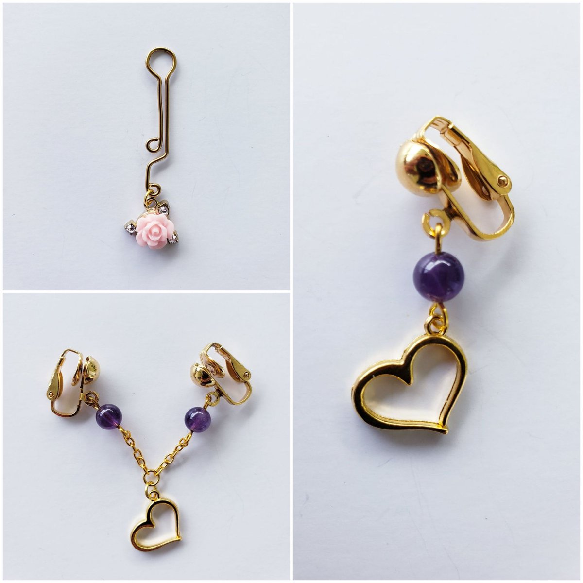 WhyBeeNormal1's tweet photo. Beautiful Gold labia and clitoral jewelry you and your partner will love. #gold #jewelry #luxury #handmade #beautiful #accessories #adult #erotic #whybeenormal #etsyclub #heart #rose #labia #vagina #clips #clitclips #clitclamps #labiaclips #labiaclamps #bdsm #sub #dom #ddlg https://t.co/uFkaFQ0GV6