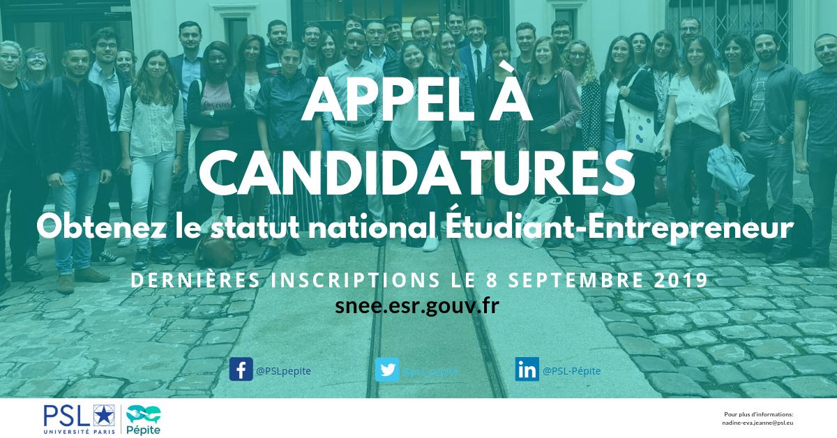 psl_pepite's tweet photo. 🚀 Obtenez le Statut National Étudiant-Entrepreneur avec PSL-Pépite ! 🚀

Moins de 2 semaines pour obtenir le Statut National Étudiant-Entrepreneur et vous faire accompagner pour concrétiser votre projet entrepreneurial !

➡️ Inscriptions : https://t.co/gwizcS3Orc https://t.co/tbrapLW251