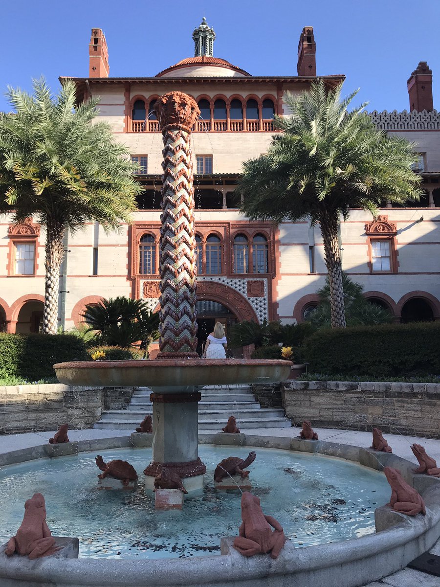 karynlocke's tweet photo. A tour of @FlaglerCollege in @VisitStA is getting The Kid excited about touring colleges for next year. So gorgto! #visitsta #staugustine #exploreflorida #c2c #tbin #floridashistoriccoast https://t.co/2UmDcjJ3EM
