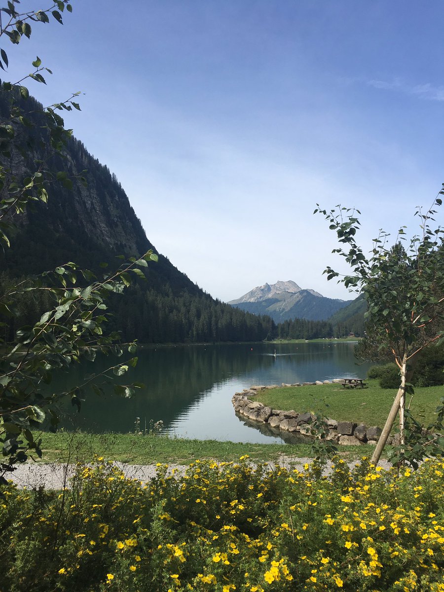 C_Pecusseau's tweet photo. Dernière sortie des vacances pour #Twini, il voulait voir plus haut donc nous sommes montés depuis Thonon jusqu’à @AvoriazTourisme, au retour nous nous sommes arrêtés voir le #lacdemontriond puis retour via le #coldufeu #btwin @decathlon @morzineofficiel @hautesavoie_dep74 https://t.co/jN5ATmAe5l