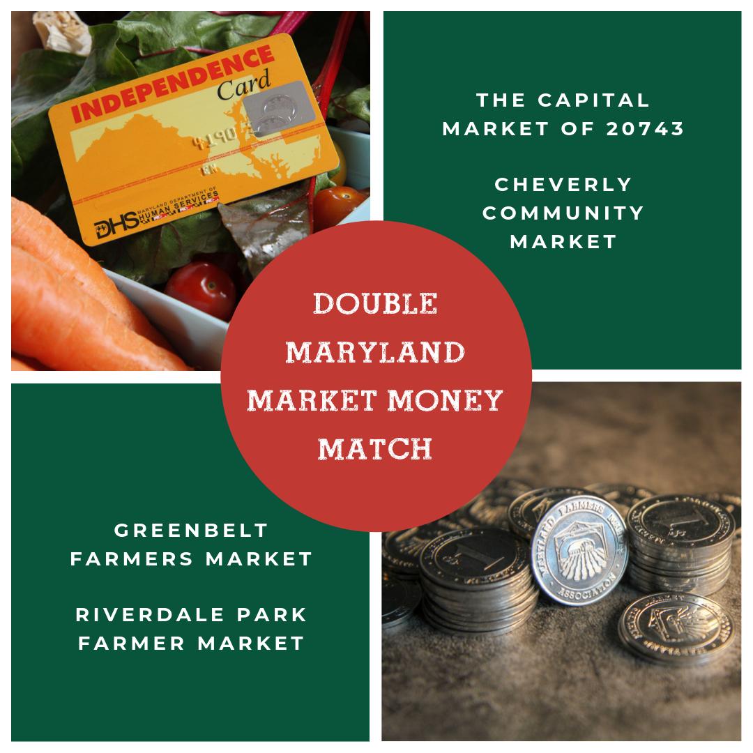 Great news! The Maryland Market Money program is extending the double match for Prince George's County farmers market through the entire month of September. For more information, please visit: bit.ly/MMMPGC
#PrinceGeorgesProud #MarylandMarketMoney