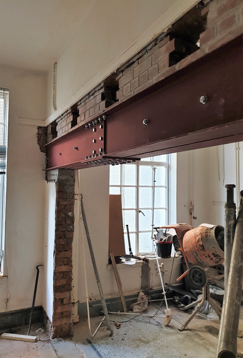 plscu's tweet photo. Phase 9 is our most comprehensive &amp; complex ever. 6 different buildings. 40 separate spaces over 18 different floors. 2 contractors. 1 listed building. Everything including a kitchen sink! Nearly there for the new academic year. https://t.co/JpRPQqGaXX