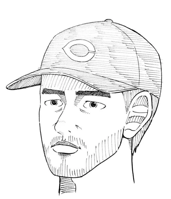 本日のクリス・ジョンソンと松山竜平。

二人合わせてクリス松山。惜しい。

#似顔絵 #イラスト
#カープ #Carp #こいほー
#ジョンソン #松山竜平 