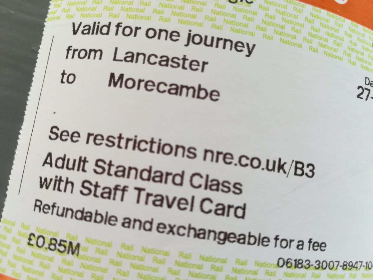 PaulieOnTrack's tweet photo. I believe that the last time I paid so little for a fare anywhere I was still at school! 😅 https://t.co/HsAYwJggjH