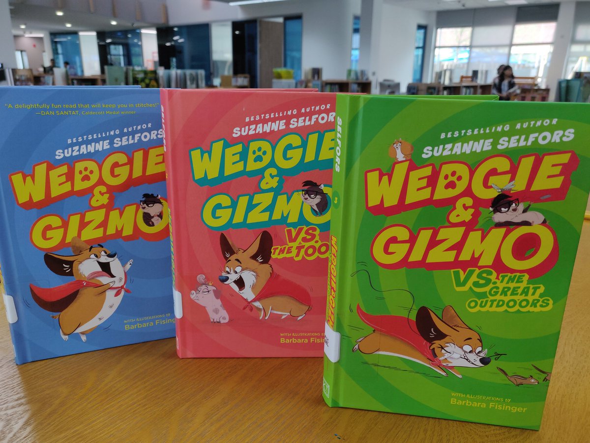 kimbrap's tweet photo. Some of the new books kids are flipping out on include #timejumpers #yasmin and #wedgieandgizmo #middlegradereads #middlegradefiction #BackToSchool2019 https://t.co/ZNf3HEAun6