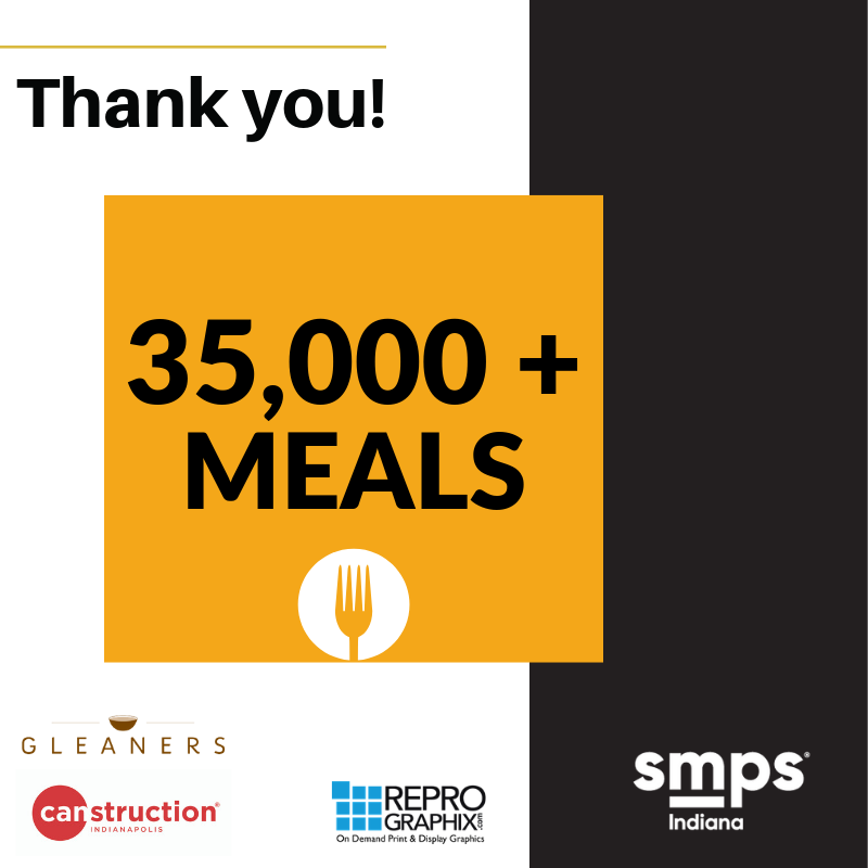 SMPSIndiana's tweet photo. Our teams helped to provide over 35,000 meals for Gleaner’s Food Bank during CANstruction! Thank you for the incredible support and an extra thank you to Buckingham Companies for a remarkable 17,000 + donation in cans! #CANstruction #SMPSIn https://t.co/jxEJgCdyOI