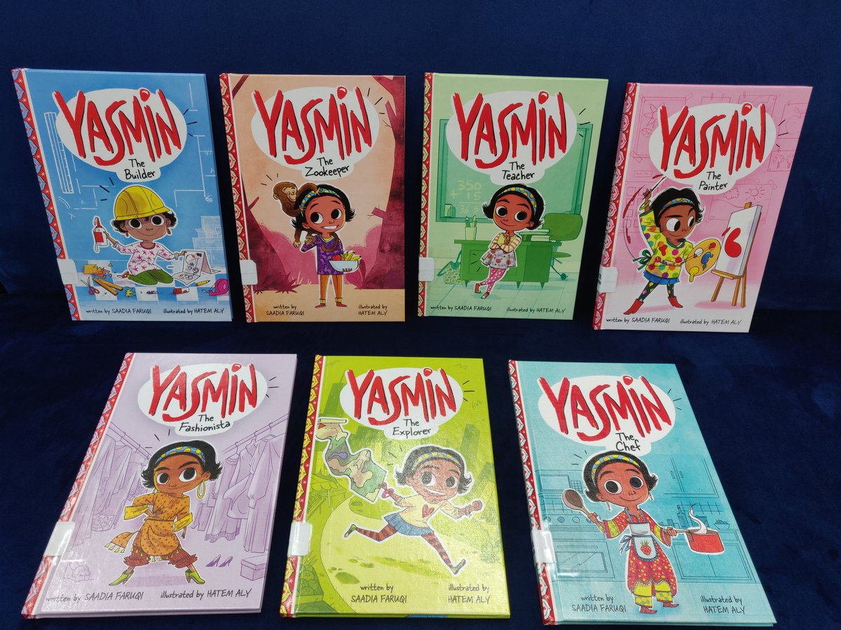 kimbrap's tweet photo. Some of the new books kids are flipping out on include #timejumpers #yasmin and #wedgieandgizmo #middlegradereads #middlegradefiction #BackToSchool2019 https://t.co/ZNf3HEAun6