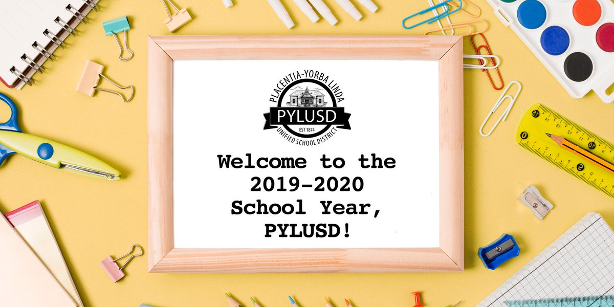 pylusd's tweet photo. Today is the day! All #PYLUSD school sites are ready to welcome nearly 25,000 students to the 2019-2020 school year. Wishing all of our students, families, and employees a very happy first day of school! π Remember to use #PYLfirstday on your #backtoschool pictures and posts. πΈ https://t.co/AMdzvgPod1