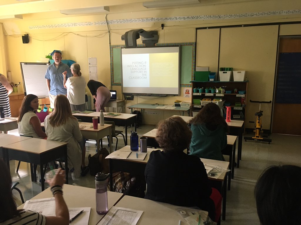 JonHoytHallett's tweet photo. Supporting Language Learners! #ADayofWonder @ASDWLimelight @NBTeachersAssn https://t.co/ToBDVrcJuj