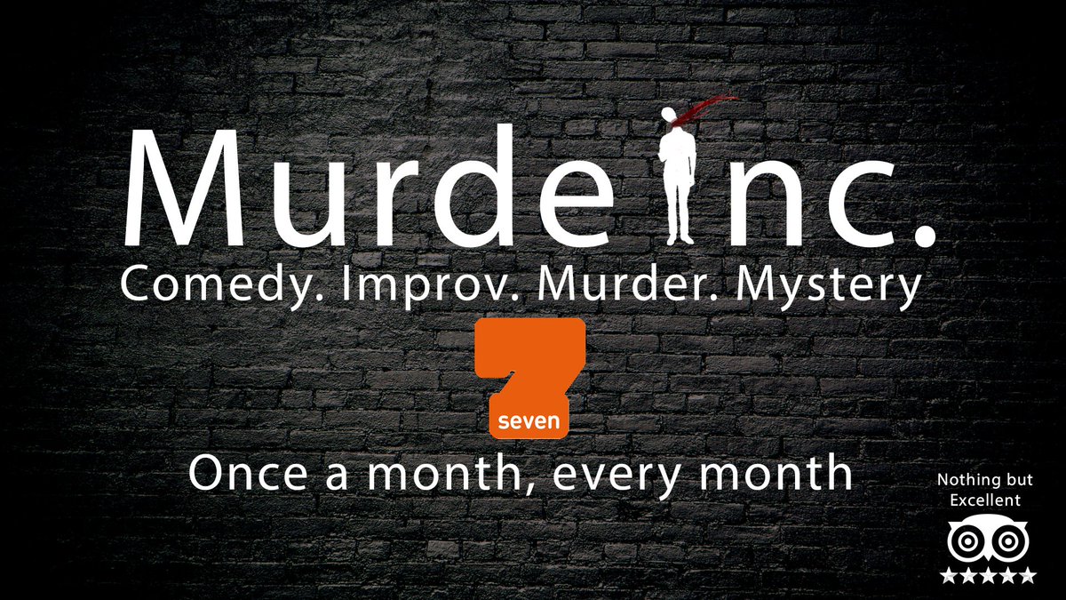 Join @MurderIncImprov for a night of murder mystery at <a href="/Seven_Arts/">Seven</a> on Wednesday. Will you be able to crack the case?