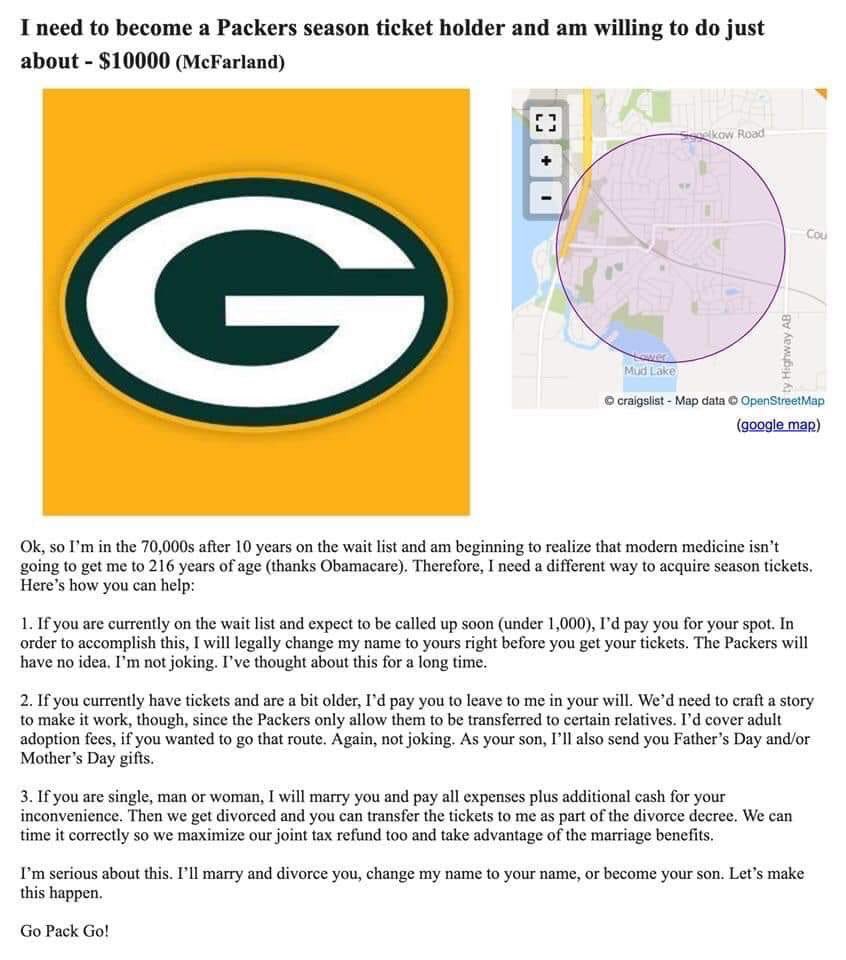 Also, ja, warum nicht 😉🤗? #GoPackGo