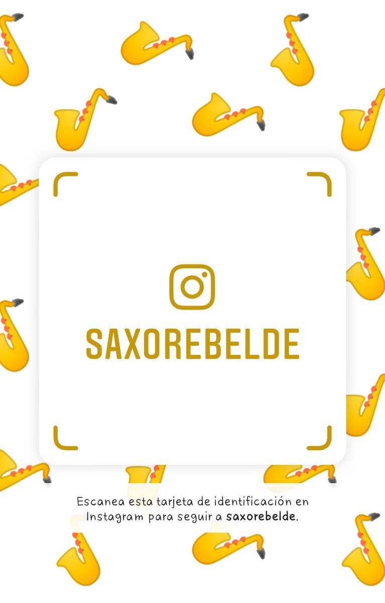 saxorebelde's tweet photo. ¡También puedes seguir a @saxorebelde en instagram!
https://t.co/PXiSEK7cS3 https://t.co/txZ122ZwqH