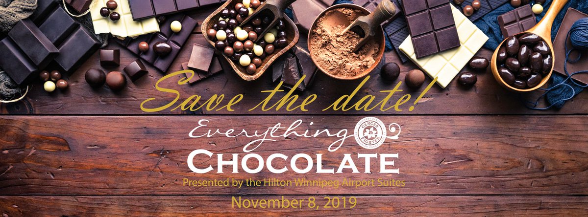 Gennybak's tweet photo. Love chocolate &amp; want to support a good cause? Then the Everything Chocolate Event is for you! Presented by @hiltonsuiteswpg it’s a celebration of, well, everything #chocolate! https://t.co/UUG0X14S2V https://t.co/Ogb9vccSk6