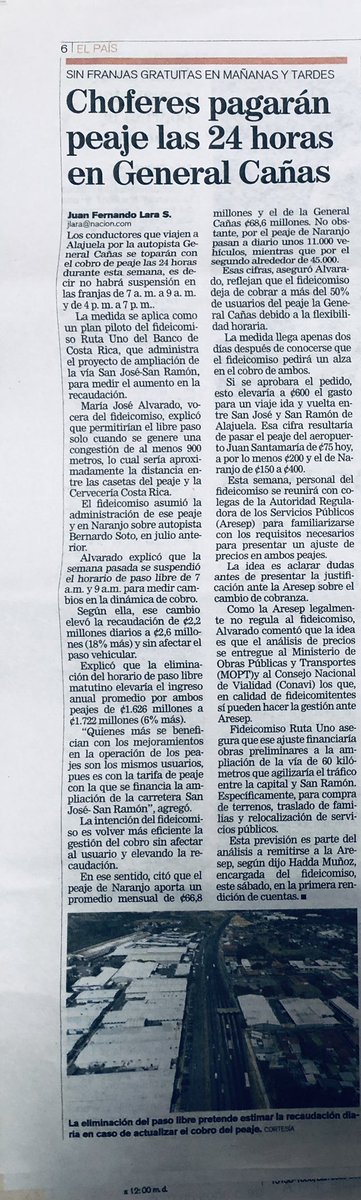 Nos anunciaron un aumento en las tarifas, ahora el cobro durante las 24 horas y no he visto ni oído a PAUL BRENES del Foro de Occidente, será que ya no quiere ser alcalde ?