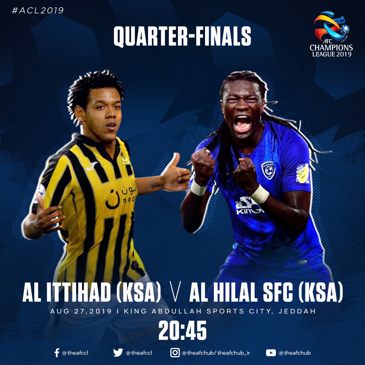 Al-Ittihad FC vs Sepahan SC - AFC Champions League King Abdullah Sports  City Jeddah Tickets