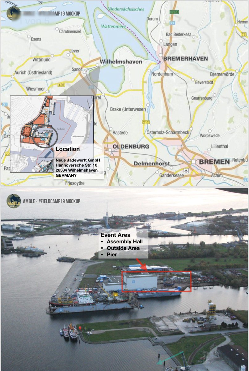 AMBLE_Baltic's tweet photo. Only two days to go are a good reason to get starting excited and to gather some more details about #AMBLE_Baltic.
The first attendees have already arrived in #Wilhelmshaven: https://t.co/JzNVn4jcCn