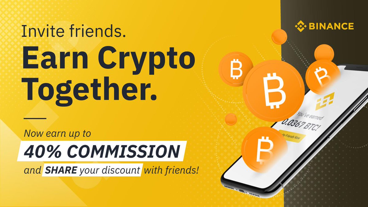Friends share. With the new Binance Referral program, give your friends a  discount on trading fees when they sign up using your referral link.