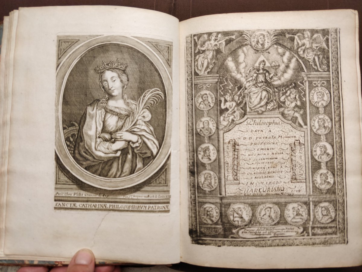 DrKarrSchmidt's tweet image. Back to School!

Parisian student lecture notes 1744-46, interspersed with sixteen engravings by Hieronymus Vallet, engraver to the king. #coursepack #philosophy #manuscript

vufind.carli.illinois.edu/vf-nby/Record/…