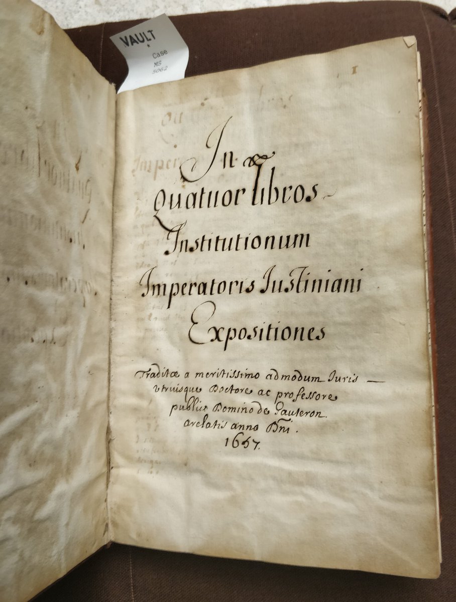 DrKarrSchmidt's tweet image. Back to School!

Parisian student lecture notes 1744-46, interspersed with sixteen engravings by Hieronymus Vallet, engraver to the king. #coursepack #philosophy #manuscript

vufind.carli.illinois.edu/vf-nby/Record/…