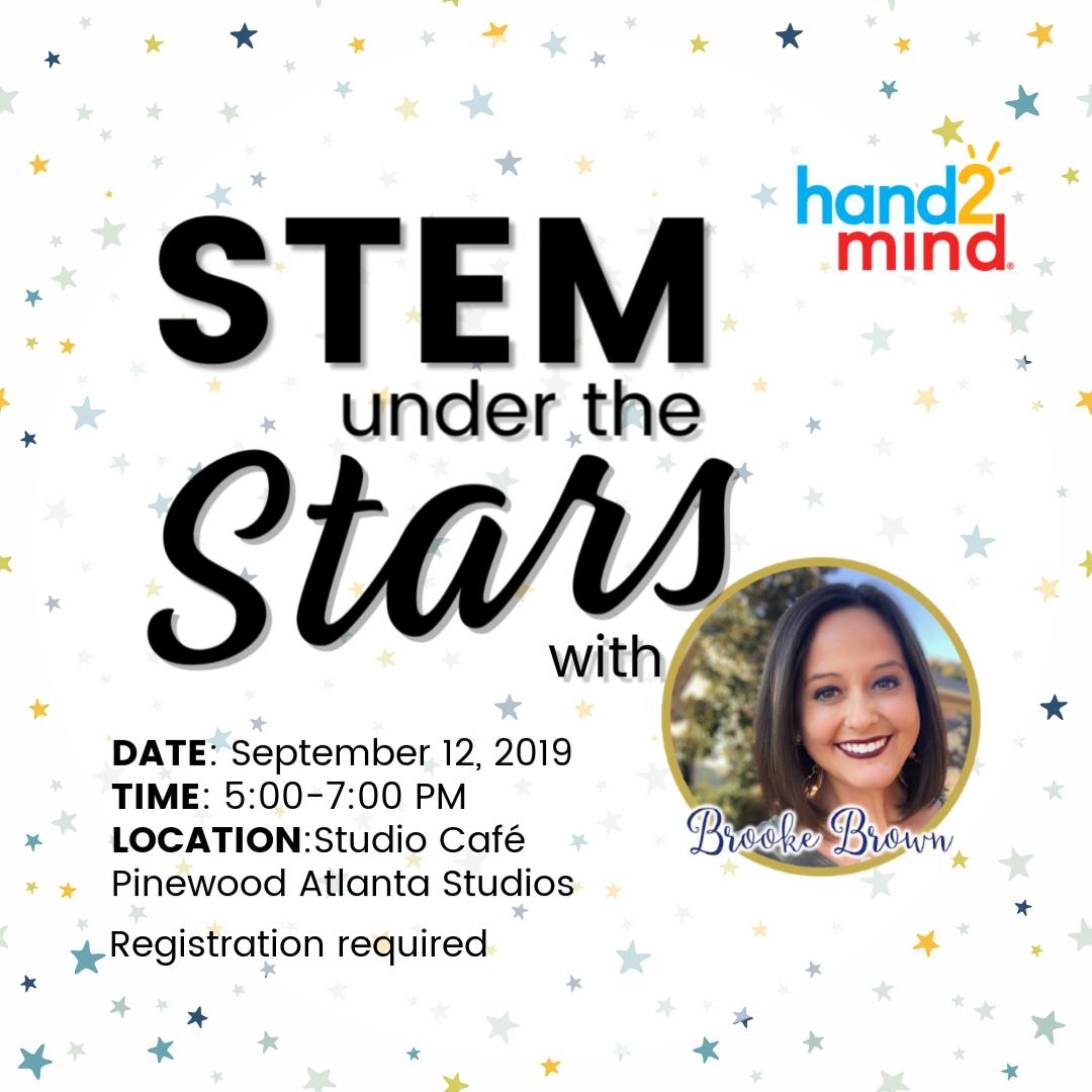 Calling all STEM Stars! We're rolling out the red carpet for a night celebrating all things STEM. Join hand2mind and @brookebrownTOTB for a starry night full of mingling, activities, food, and giveaways! ⭐⭐⭐ Registration is required! bit.ly/hand2mindSTEMs…