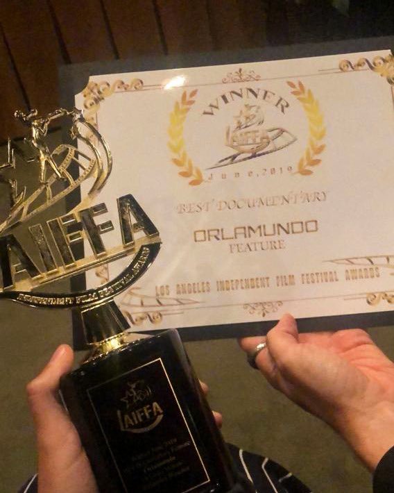 gloriapires's tweet photo. #Orlamundo premiado no LAIFFA! ❤ Parabéns, Orlando Morais!!👏🏼👏🏼
#AlexandreBouchet #LAIFFA
https://t.co/Iiur2D8xag https://t.co/HpqNUWLOIO