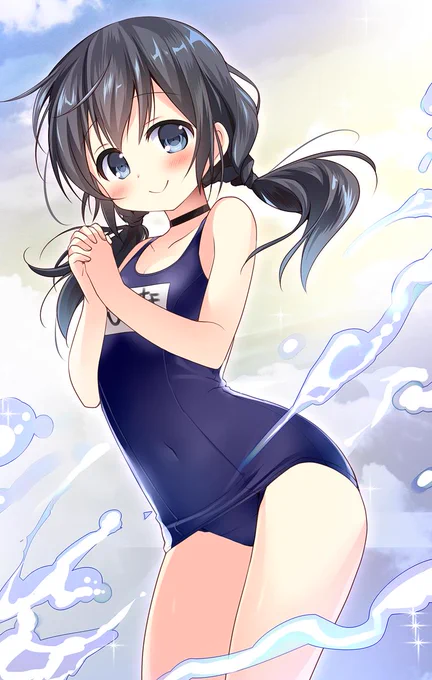 「ねえ、今から泳ぐよ!」 ～水着の子～ 