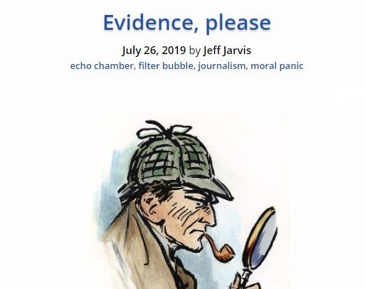 kikisandberg's tweet photo. Agreed, @benasmith. An evidence-over-anecdote-based approach to media coverage by @jeffjarvis for those whose reports are inducing moral panic. Great reading list here for #PUB618 students. https://t.co/J84EY6T4VD