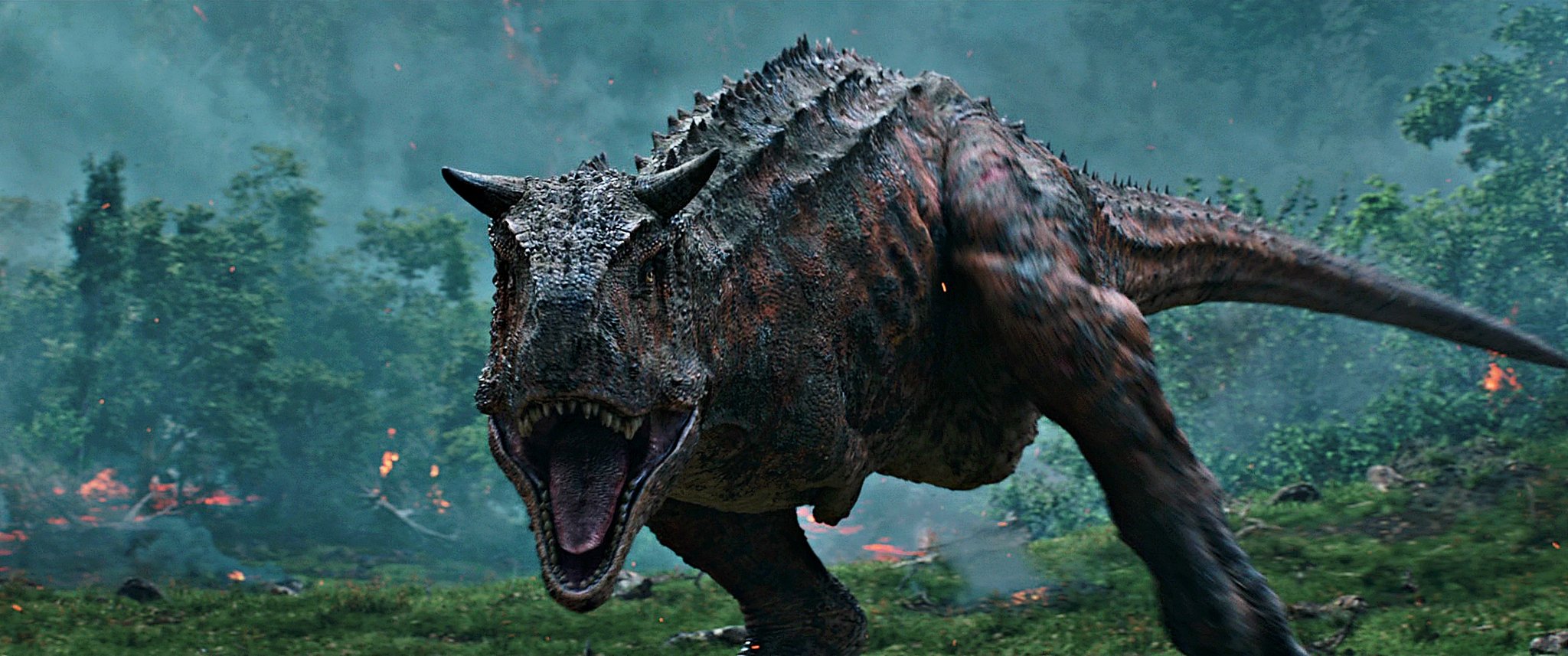 Jurassic Vault on X: Carnotaurus, originally featured in the The Lost World  novel but not the film, and initially planned to appear in Jurassic Park  III, finally made it's on screen debut