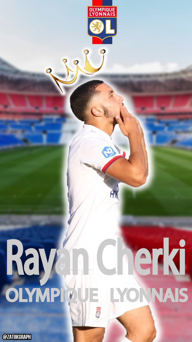 ZatiikGraph's tweet photo. Fond écran pour téléphone du futur roi du @GroupamaStadium et de l'@OL : @rayan_cherki

Wallpaper for phone of the future king of @GroupamaStadium and @OL : @rayan_cherki 
#TeamOl #Cherki 🔴🔵🔥🦁 https://t.co/wCcIbzFPXH