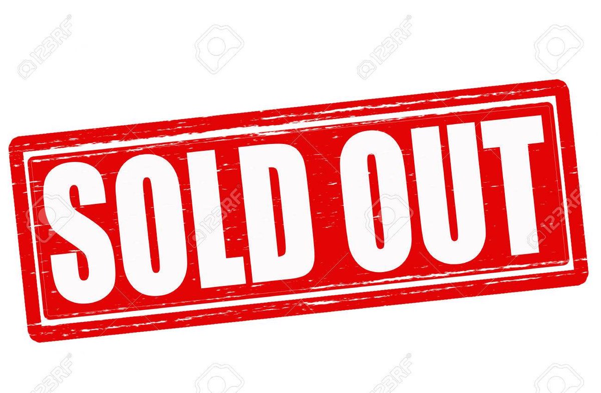We are now officially Sold Out.  Thanks for you support.  See you next week  #khm20