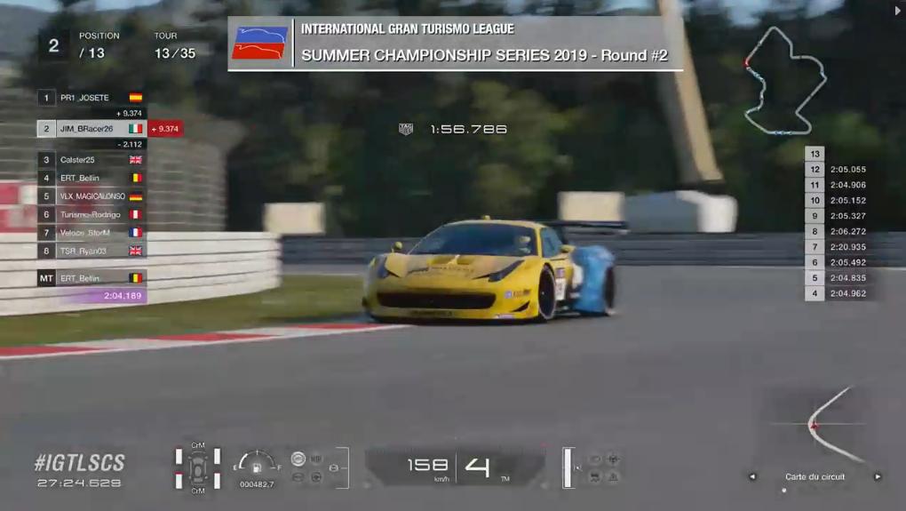 IGTLeague's tweet photo. Power is back in the office, and we can already see different strategies on track! So far, the Top 5 but nothing is settled as the fuel loads differs a lot!
@PRoneMotorsport
@WilliamsJIM_
@Lazarus
@EsportsErt (Starting from Pole Position)
@Volex_eSports
#IGTLSCS https://t.co/kr6J273yKS