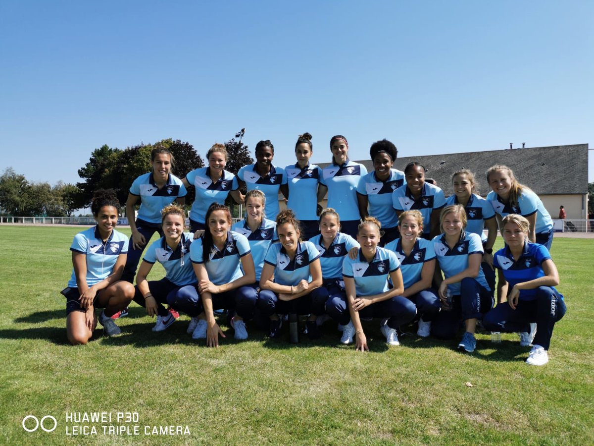 hacfem's tweet photo. Notre équipe s’est imposée 2-1 face à @USSAINTMALO (buts de Laura Rueda et Kyra Carusa). Il reste encore deux semaines de préparation avant le premier match de championnat face à @OGCNiceF au Stade Océane! #ObjectifD1 https://t.co/KsJhHrRJsH