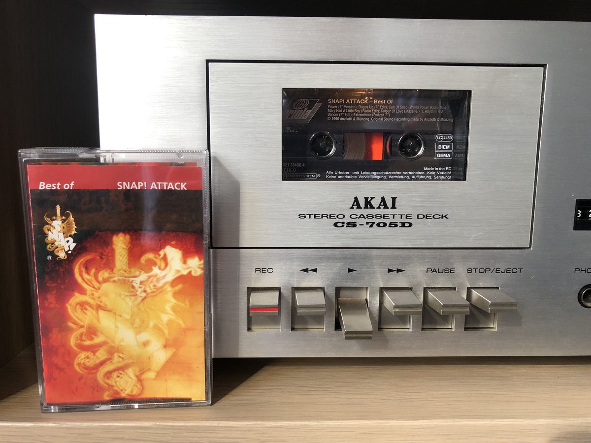 julienktl1983's tweet photo. #nowplaying Snap! « Best Of Snap! Attack » (1996) #cassetteaudio #tape https://t.co/CNqCnXddt2