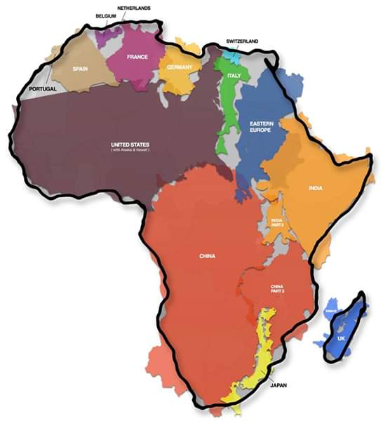 im_andile's tweet image. RECOMMENDED READING: The True Size of #Africa ow.ly/Hcck30mB56Y #DebateListenGrow #African #Education #Racism #Institutionlised #Caribbean #Politics #Heritage #History