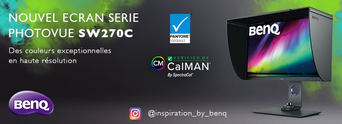 Le moniteur pour photographe BenQ SW270C PhotoVue avec technologie IPS pour la retouche photo et 99% de l’espace de couleur Adobe RGB vous offre une large gamme de couleurs et un affichage spectaculaire. Découvrir ici : ldlc.com/fiche/PB002752… #photographes #photographe