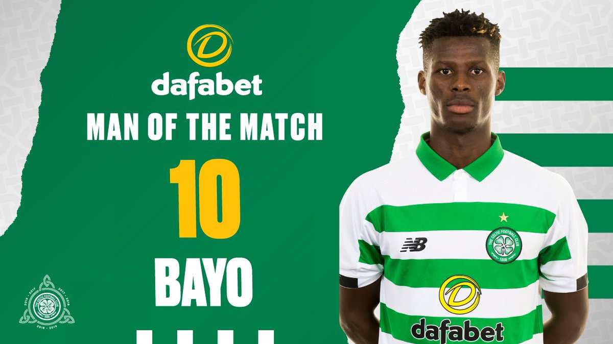 Congratulations to today’s @Dafabet man of the match Vakoun Issouf Bayo 😬🍀🙌🏻🥂