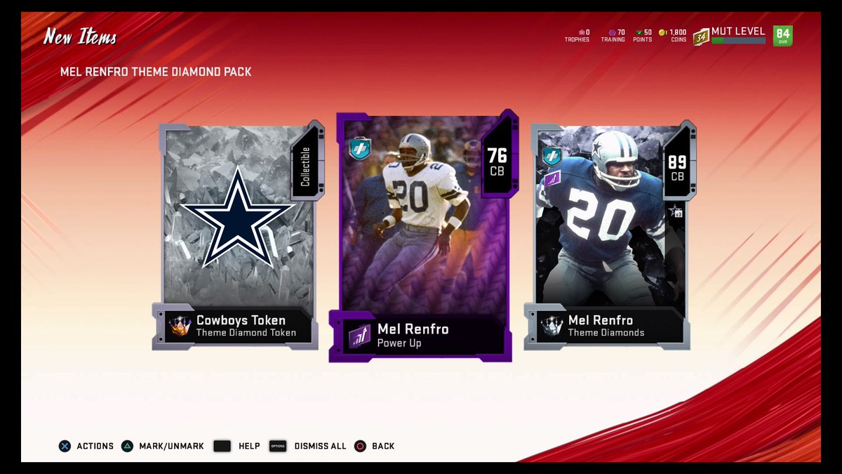 oyedadon's tweet photo. #madden20 #MUT #cowboys #Melrenfro #Themediamond #PS4share #bussdown https://t.co/3ZGwyy5umw