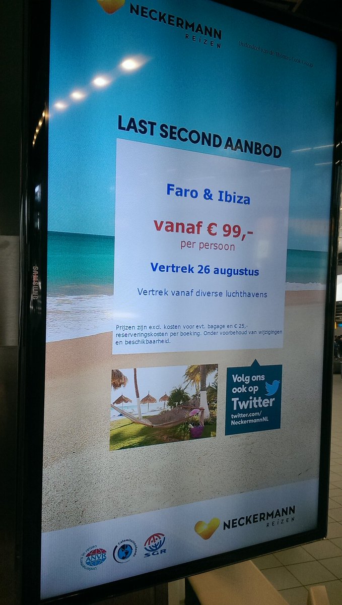#Dagactie #LastSecond Retourvlucht #Faro #Ibiza en nog veel meer neckermann.nl/last-minutes/l…