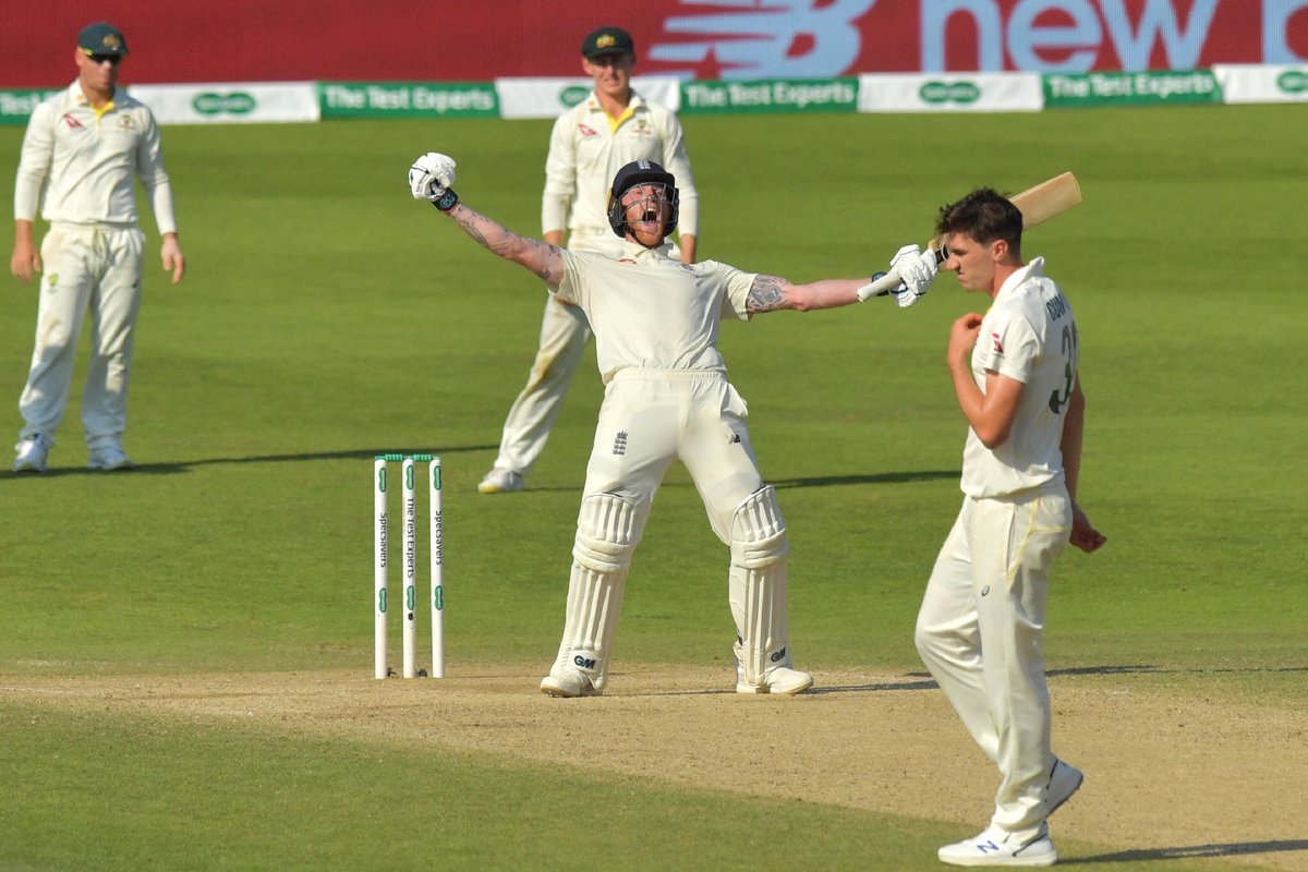 Ben Stokes after the fall of 9th wicket: 

6, 0, 1, 0, 0, 0, 2, 1, 6, 0, 0, 0, 6, 1, 0, 1, 2, 0, 6, 2, 1, 4, 6, 6, 2, 1, 0, 0, 0, 0, 1, 0, 4, 4, 1, 0, 0, 6, 0, 0, 0, 4

74 runs from 42 balls 

Hero