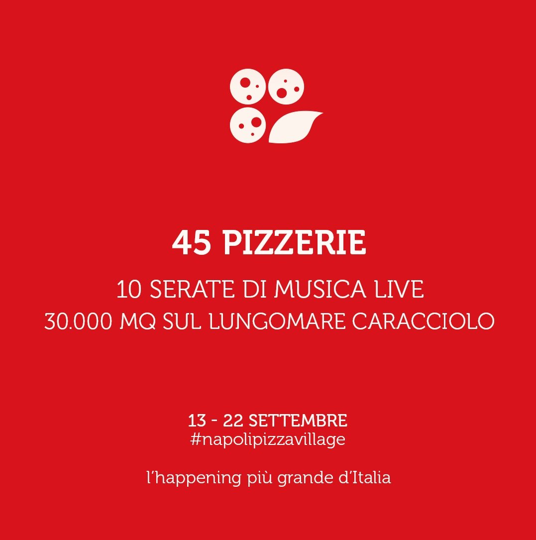 Ancora deve cominciare e già diamo i numeri!
#napolipizzavillage dal 13 al 22 settembre sul lungomare Caracciolo