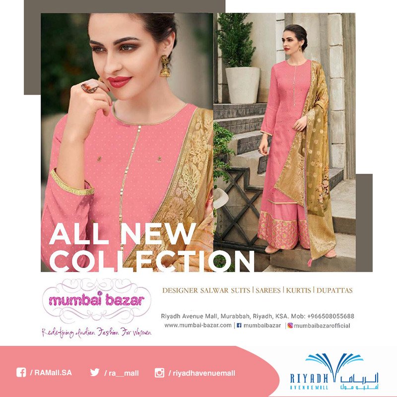 ra__mall's tweet image. Shop a stunning new collection of designer wear at Mumbai Bazar in Riyadh Avenue Mall!
#RiyadhAvenueMall #MumbaiBazaar #InKSA #Shoppingmall #RAMall #RAMallLifestyle
تسوق من مجموعة متميزة من الألبسة الرائعة لدى مومباي بازار في الرياض آفنيو مول!
#الرياض_أفنيومول